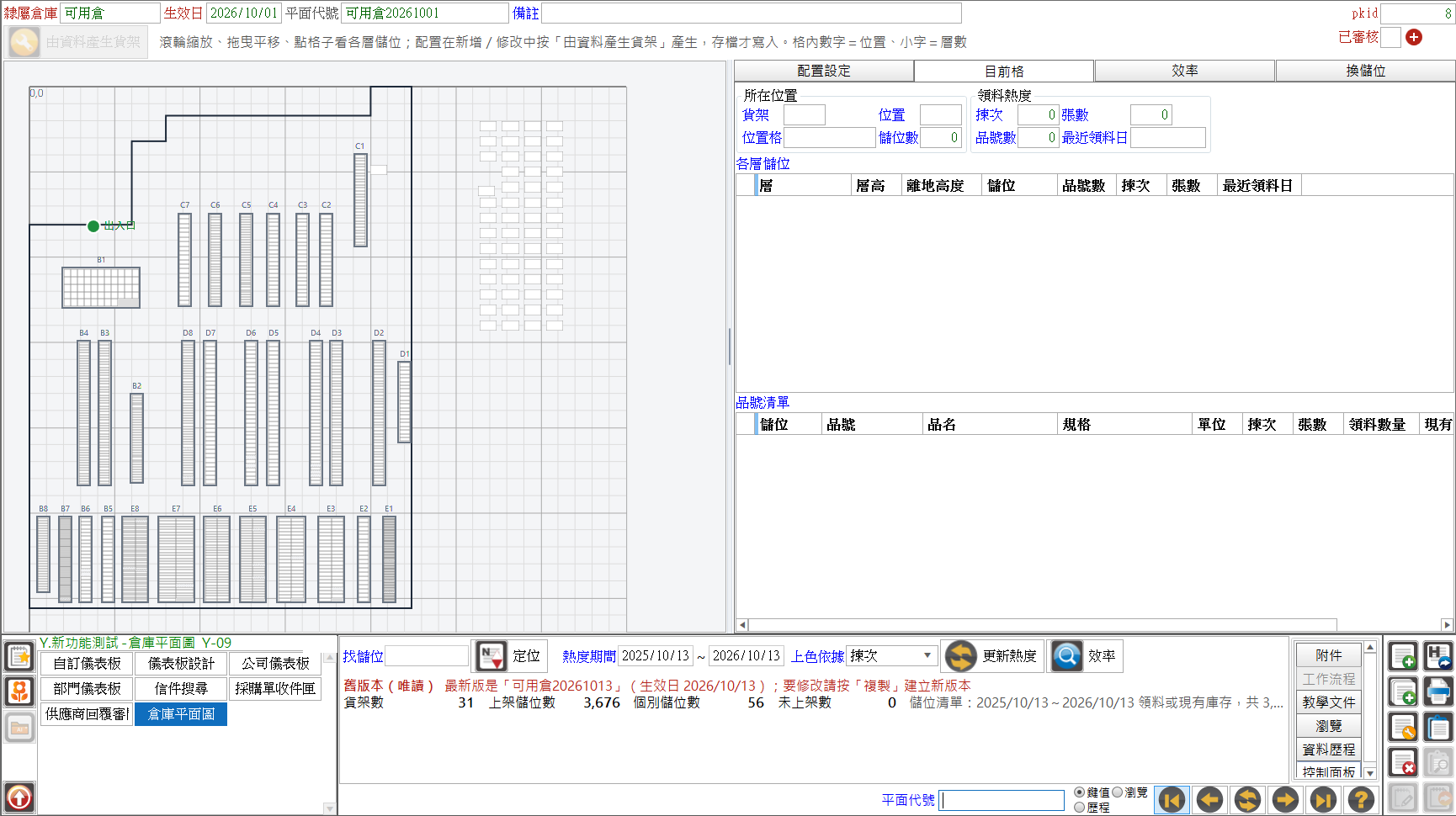 瀏覽舊版本：控制面板出現「舊版本（唯讀）」紅字與最新版說明